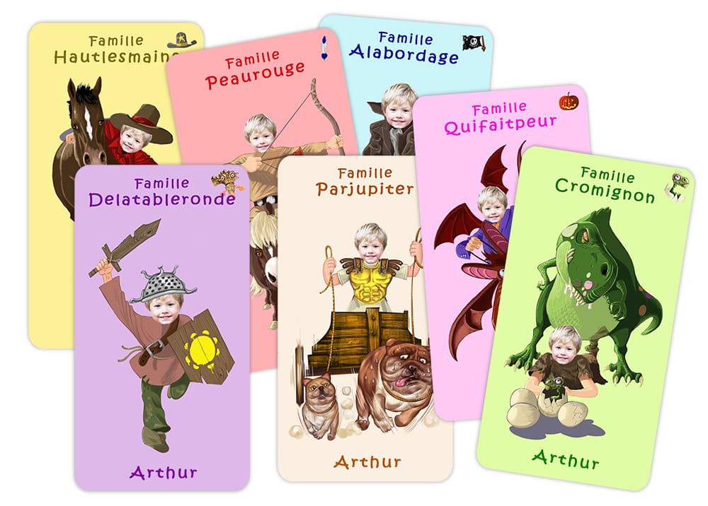 7 cartes supplémentaires