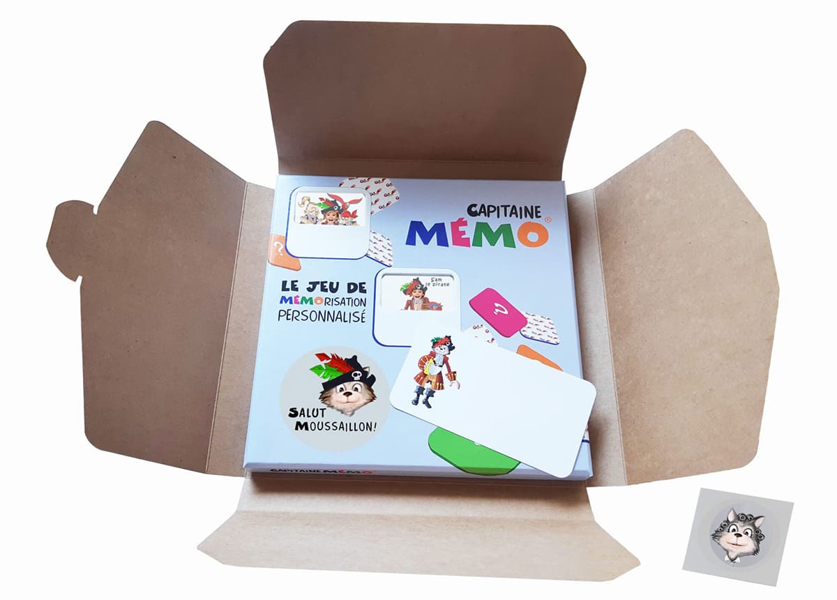 Pochette cadeau pour mémory personnalisé Pirate