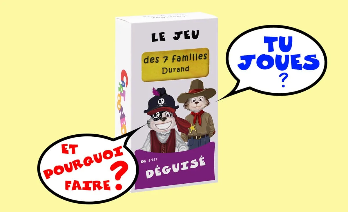 Un jeu de 7 familles Cartooneo. Et pourquoi faire ?