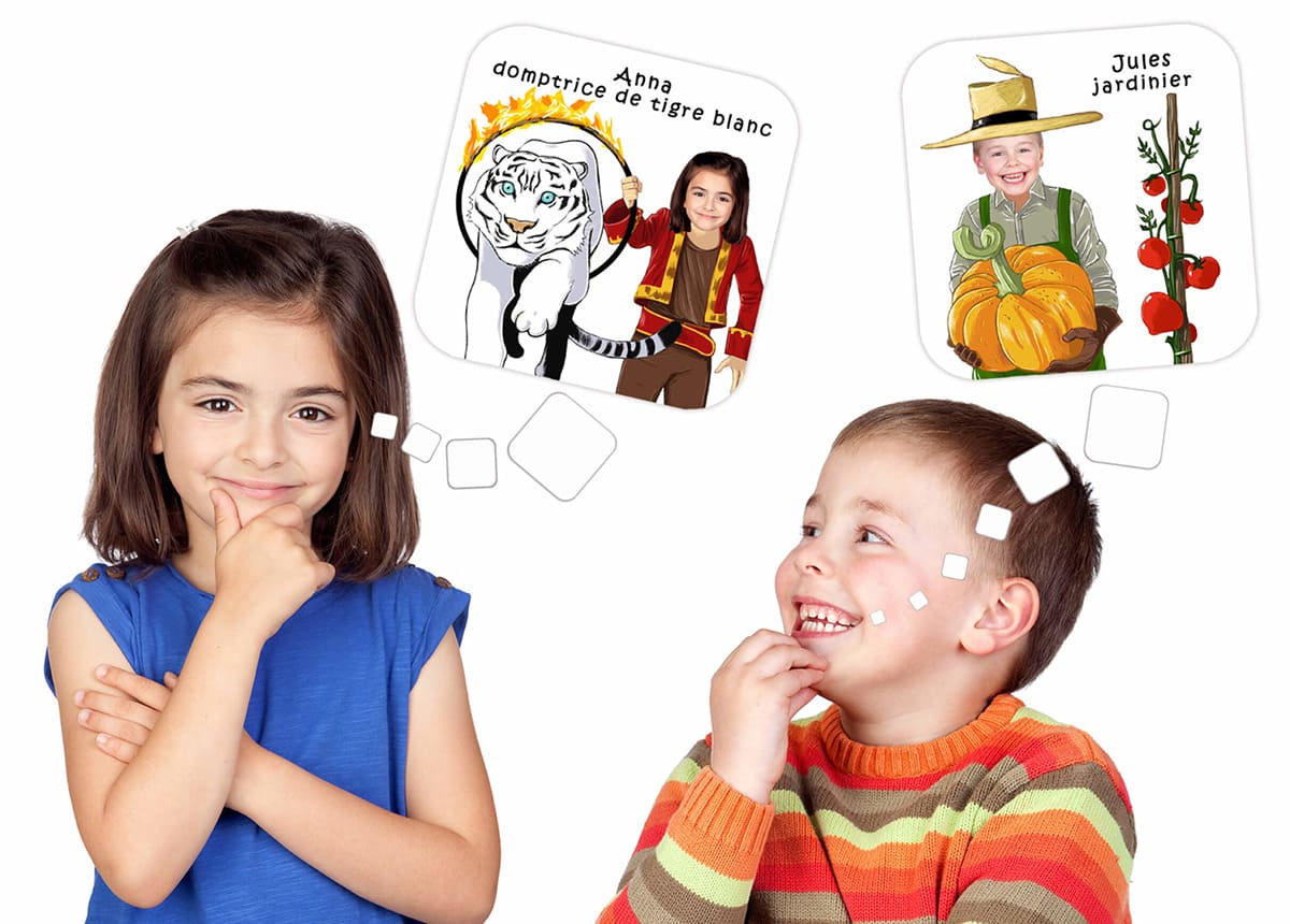 mémory personnalisé pour grande famille, cousinade