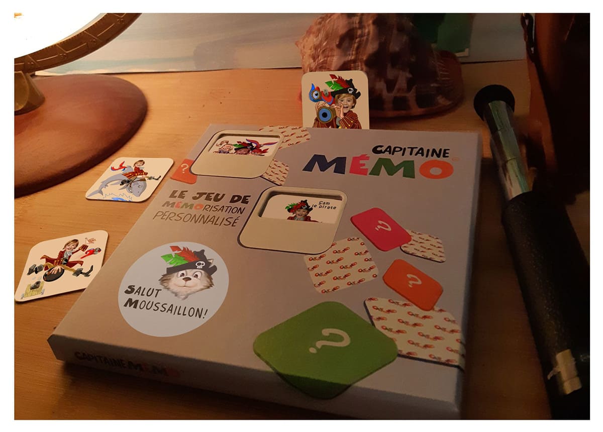 Ambiance pirate pour mémory personnalisé