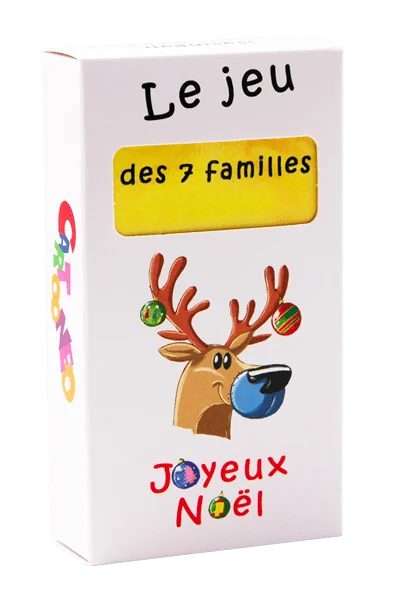 Boîte jeu 7 familles Noël